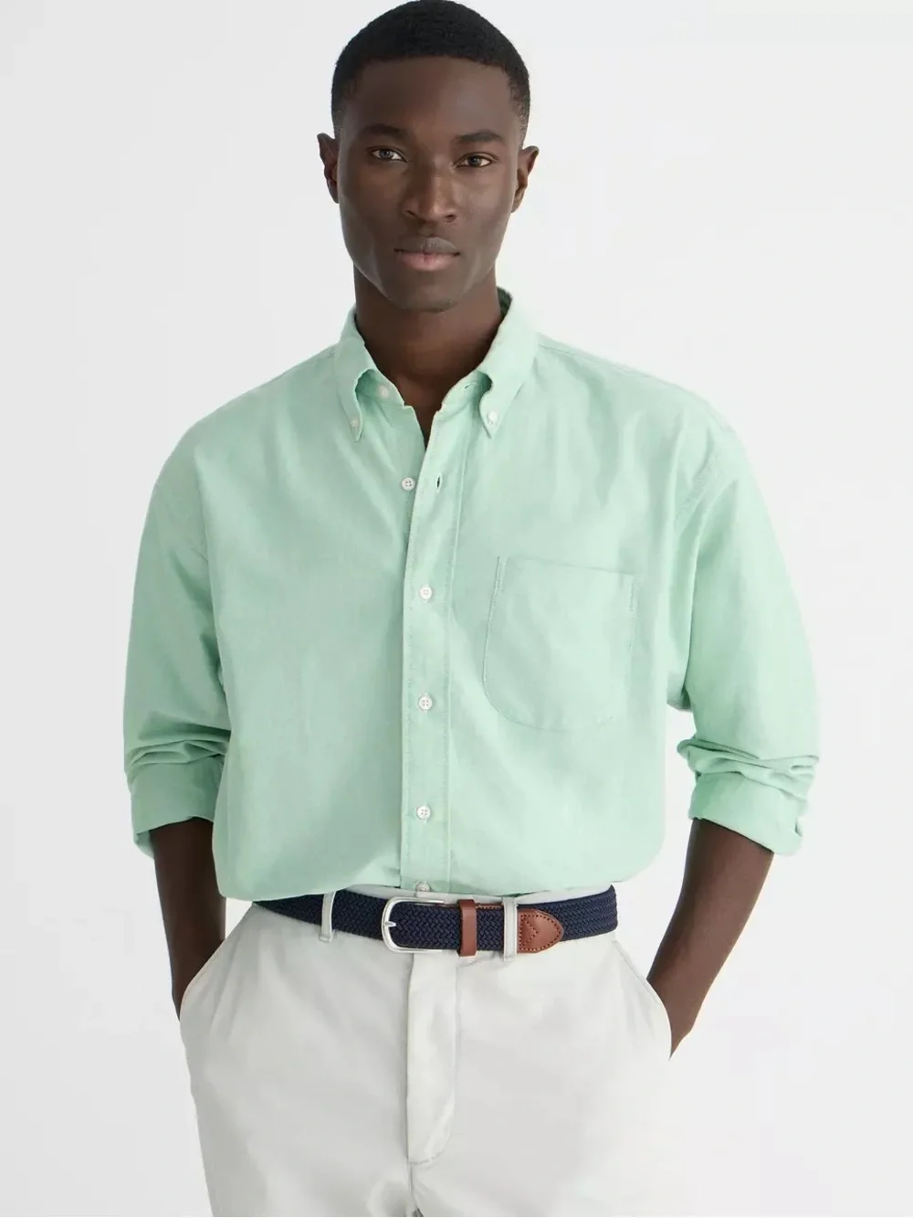 J. Crew Giant Fit Oxford Shirt